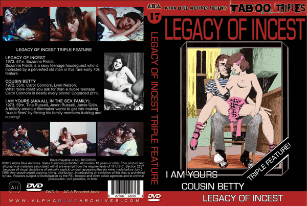 600px x 404px - Legacy of Incest Triple Feature | Alpha Blue Archivesâ€”Vintage Adult Cinema